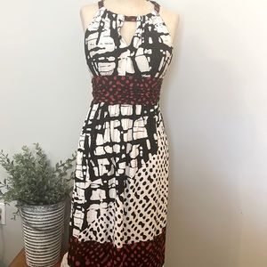 Blooming Rose Womens Halter Style Dress-Medium